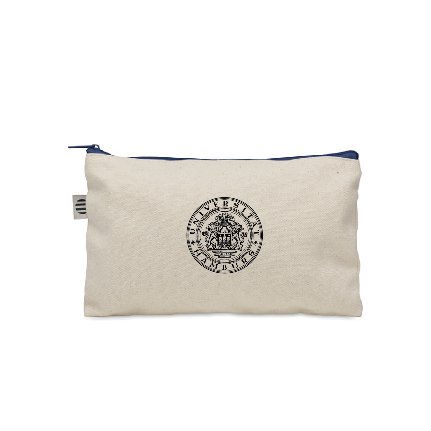Federmäppchen Beige/Blau